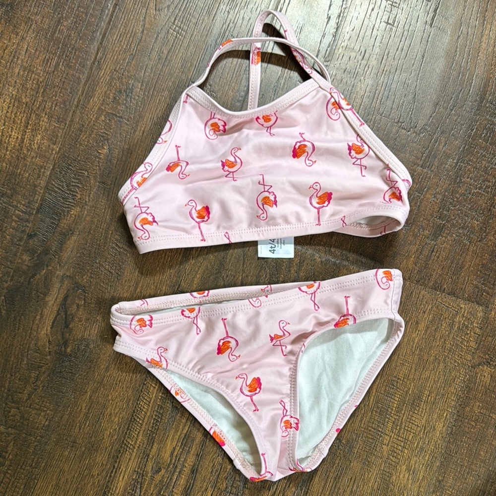 Pink Flamingo Bikini Set